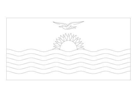 Kiribati Flag coloring page - Download, Print or Color Online for Free