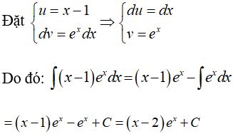 Tìm nguyên hàm của hàm số mũ, logarit bằng phương pháp nguyên hàm từng phần cực hay - Toán lớp 12