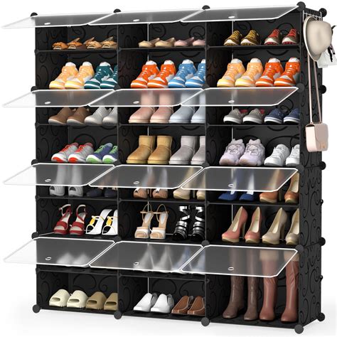 HOMIDEC Shoe Rack Organizer, 8 Tier Shoe Storage Cabinet 48 Pair ...