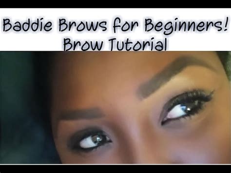 Baddie Brows for Beginners| Brow Tutorial - YouTube