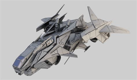 Space Ship Dragon 3D model | CGTrader