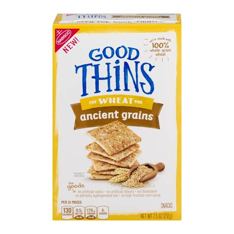 Nabisco Good Thins, Gluten Free Ancient Grains Wheat Snack Crackers, 7.5 Oz. - Walmart.com