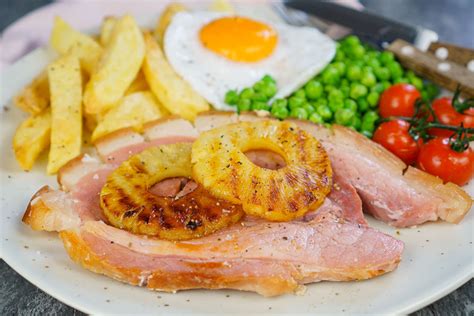 Gammon Steak - Ham Egg and Chips - Flawless Food