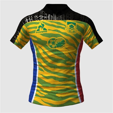 2023 South Africa Bafana & Banyana Home Jersey - FIFA 23 Kit Creator Showcase