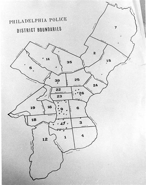 Map Of Philadelphia Showing Boundaries Of New Police - vrogue.co