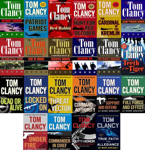 TOM CLANCY Political Military Thriller Collection JACK RYAN UNIVERSE ...