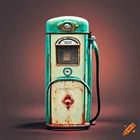 Retro gas pump on Craiyon