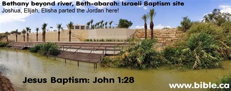 John The Baptist Jordan River Map