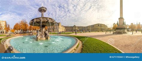 Castle Square, Stuttgart stock photo. Image of place - 67119344