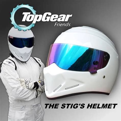 For Topgear The STIG Helmet / TG Fans's Collectable / Like as SIMPSON Pig / White Motorcycle ...