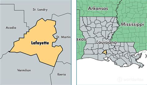 Lafayette Parish District Map