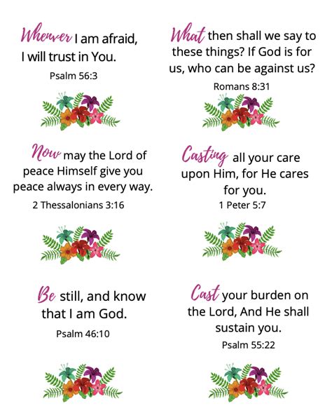 28 bible verses about anxiety plus free printable – Artofit