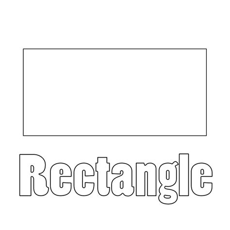 Rectangle Coloring Pages