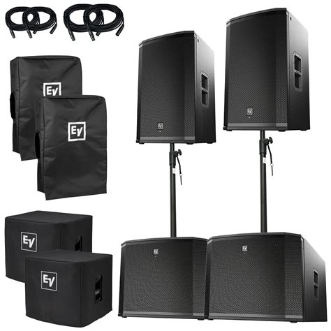 (2) Electro-Voice ETX-15P Loudspeakers & (2) ETX-18SP Subwoofers w ...