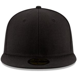 New Era Black Blank 59Fifty Fitted Hat