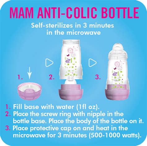 Mam Anti-Colic Bottle 5oz - Pink | Babies R Us Canada