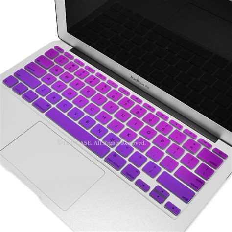 Purple & Deep Purple Faded Ombre keyboard Cover Silicone Skin for ...