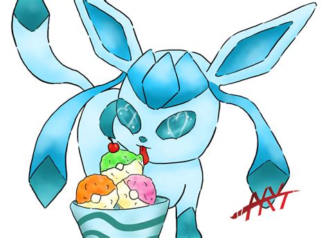 Glaceon Chibi Fan art - ARS by ARSXART on DeviantArt