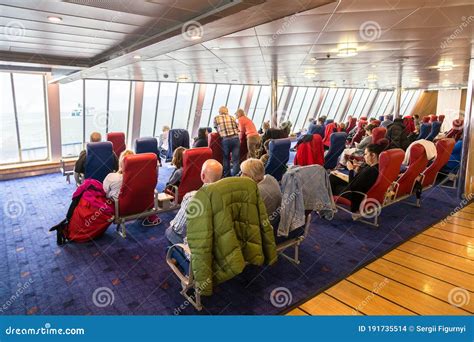 Interior of Irish Ferries Ship Editorial Stock Image - Image of ferry, kingdom: 191735514