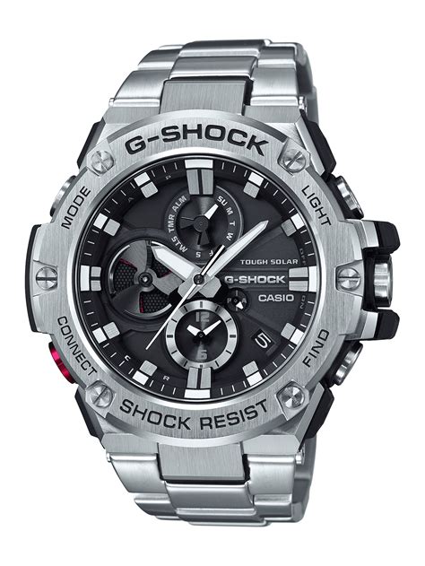 Buy Casio Men's G-Steel by G-Shock Quartz Solar Bluetooth Connected ...