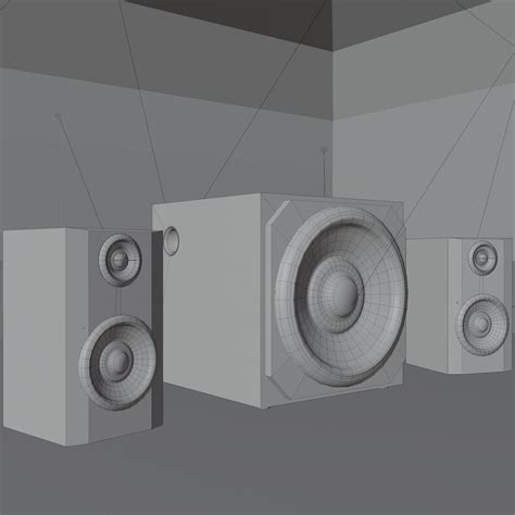 3D Music Speakers Model - TurboSquid 1838755