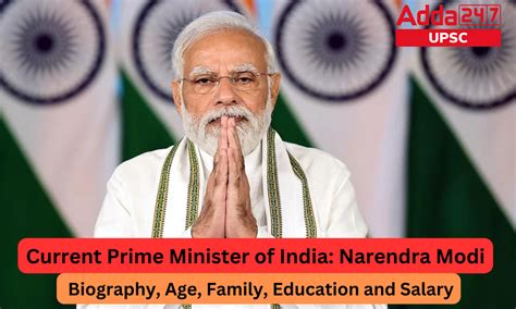 Narendra Modi Biography, Age, Family, Education and Salary