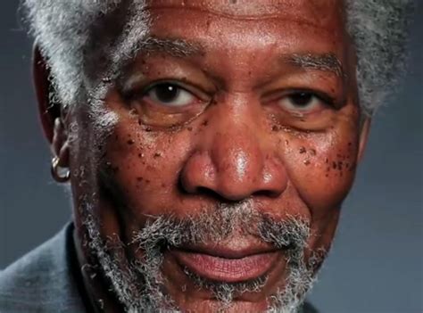 Morgan Freeman portrait: The world's most realistic finger painting ...