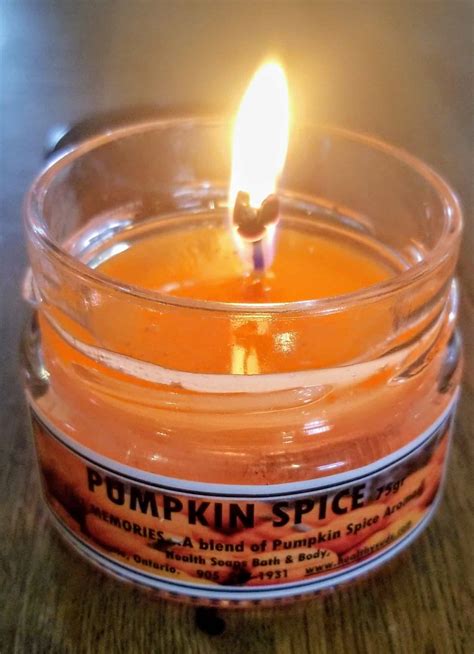 Pumpkin Spice Jar Candles 75gr | Health Soaps Bath & Body