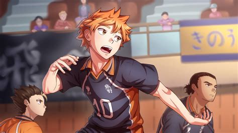 Haikyu Shoyo Hinata Going To Hit HD Anime Wallpapers | HD Wallpapers | ID #38004