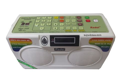 Buy NEW BRAND, Electronic Tabla - RADEL Taalmala - Digi 108, Electronic ...