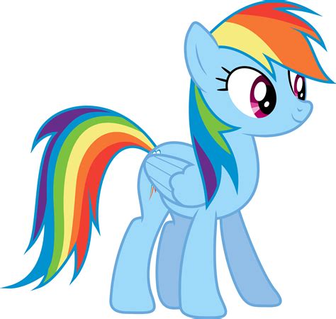 Rainbow Dash standing (S03E07) by DJDavid98 on DeviantArt