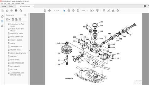 KUBOTA RCK60-24B Mower Parts Manual - PDF DOWNLOAD - HeyDownloads ...