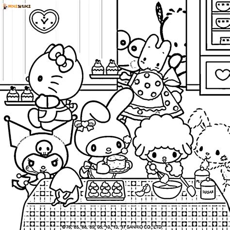 My Melody Sanrio Coloring Pages - Free Printable Templates