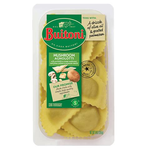 Mushroom Agnolotti - 9 oz. - Freshly Made Italian Pasta, Sauces & Cheese