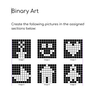 Binary Art by Annette Maly | Teachers Pay Teachers