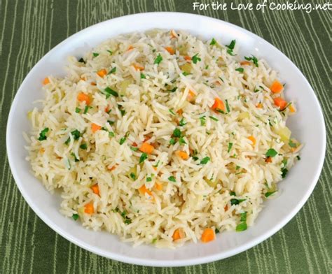 Vegetable Rice Pilaf | For the Love of Cooking