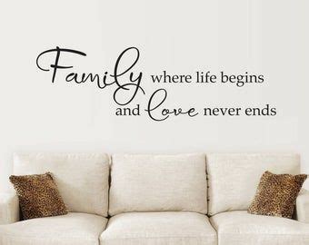 Families are Forever Decal - Gallery Wall Decor - Living Room Wall Art ...