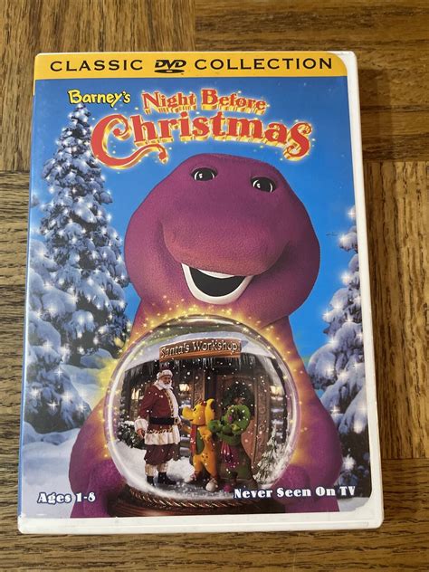 Barney Night Before Christmas DVD 45986028242 | eBay