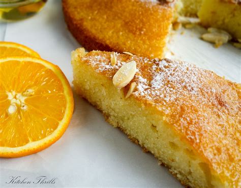 Orange Semolina Cake With Simple Sugar Syrup - Kitchen Thrills