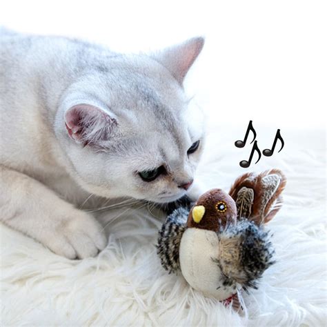 Chirping Bird Cat Toy | Realistic & Engaging | Pawsome Couture®