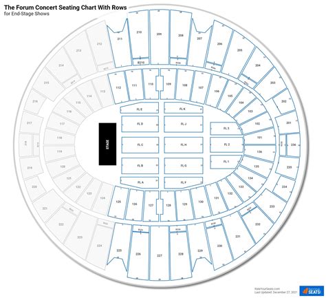 Inglewood Forum Seating Chart With Seat Numbers | Awesome Home