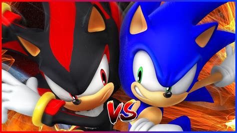 SONIC VS SHADOW IN A MUGEN FIGHT - YouTube