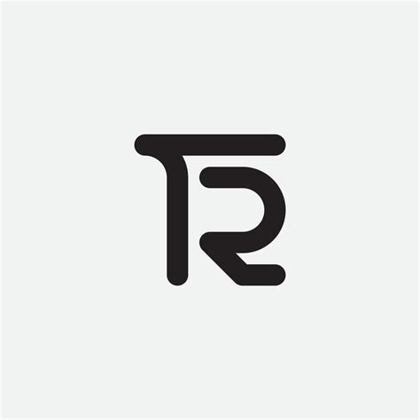 TR monogram design logo template. 6420154 Vector Art at Vecteezy