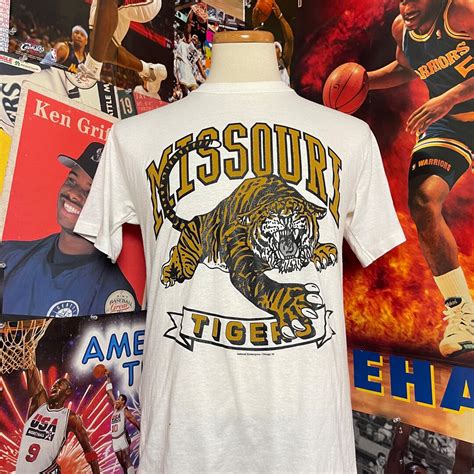 Vintage Missouri Tigers Mizzou Mascot Logo NCAA Tee - Etsy