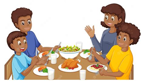 Kids Eating Dinner Images - Free Download on Clipart Library - Clip Art Library