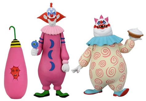 NECA 6" TOONY TERRORS KILLER KLOWNS FROM OUTER SPACE SLIM & CHUBBY 2 ...