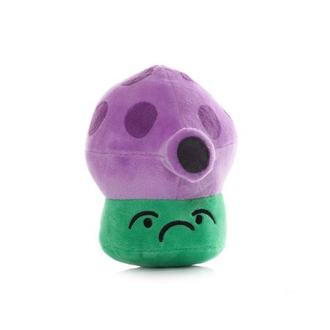 2021 Plants VS Zombies Plush Toy Stuffed Animal Purple Fume Shroom 17CM/6.7Inch Tall From ...