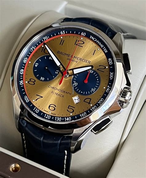 Baume & Mercier Clifton Racing Club Flyback Chronograph for $3,778 for sale from a Trusted ...