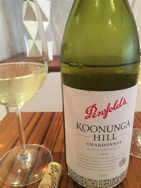 Penfolds Koonunga Hill Chardonnay 2013. Pairs very well with red curry dishes. #chardonnay # ...