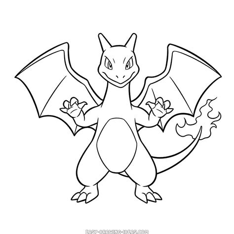 Charizard Pokemon easy drawing | Easy Drawing Ideas